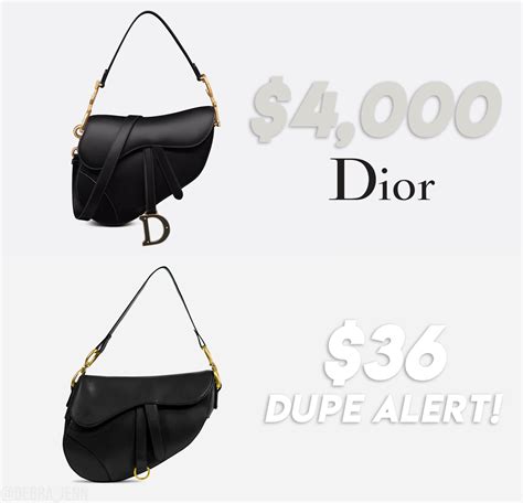 dupe sac lady dior|christian dior saddle bag dupe.